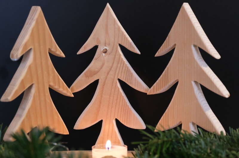 Holz Weihnachtsbaum - Natürlich, Nachhaltig, Zeitlos!